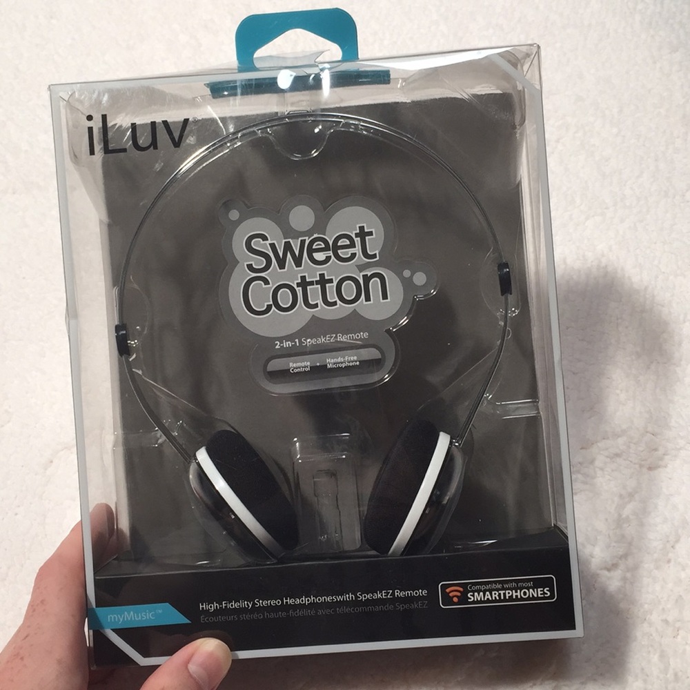 iLuv sweet cotton headphones